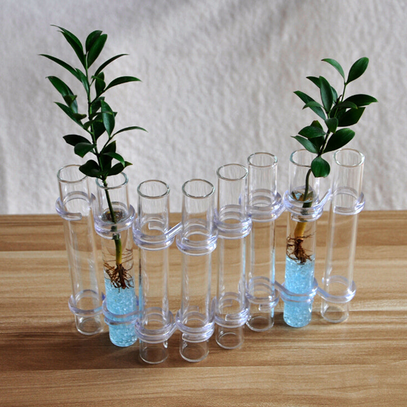 Saranoidut kukkamaljakot - lasimaljakot koristeluun